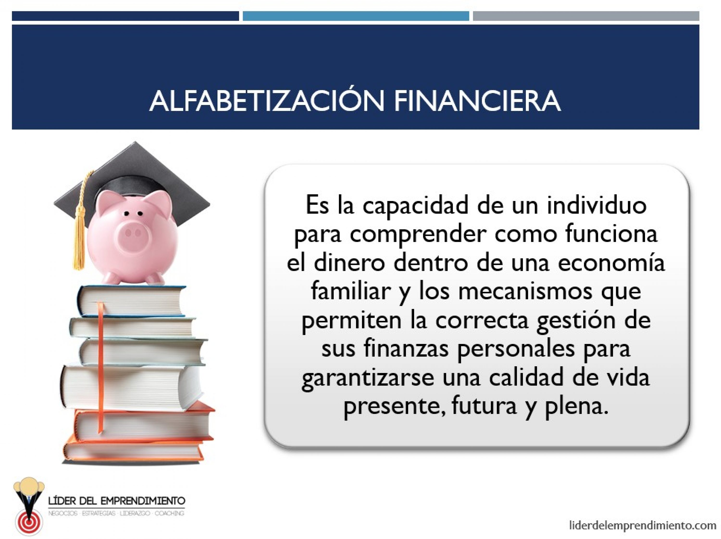 ¿Qué es la educación financiera?
