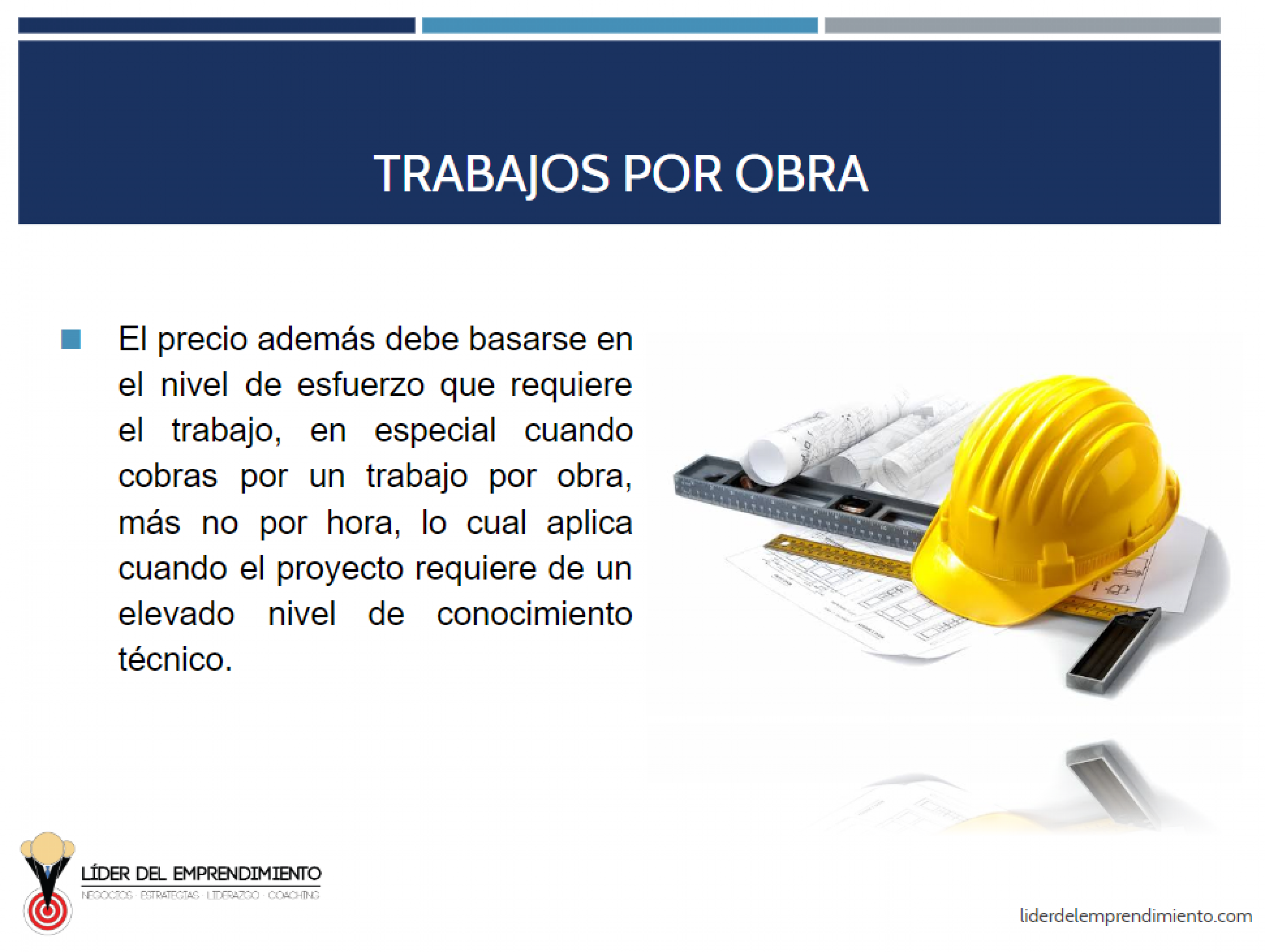 Trabajos por obra